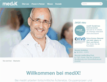 Tablet Screenshot of medix.ch